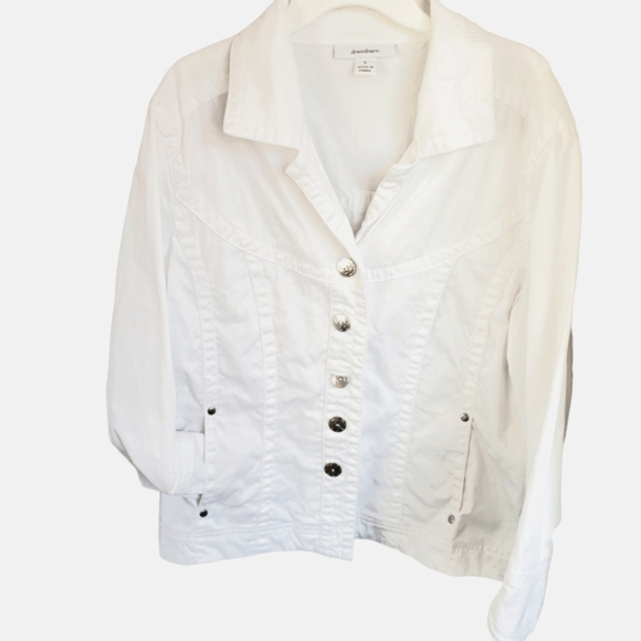 Dress Barn | Jackets & Coats | L Dress Barn White Jacket | Poshmark
